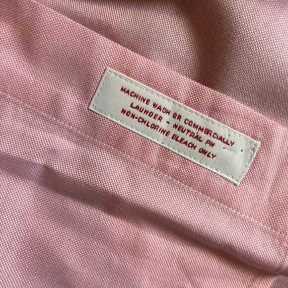 Brooks Brothers Men's Button Down Dress shirt Oxford in Deep Pink Neck 16 2/3 - Picture 6 of 6